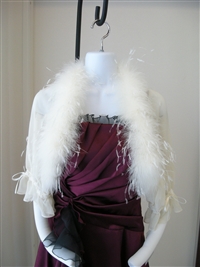 お呼ばれドレス パーティドレス ボレロ ショール ファーボレロ