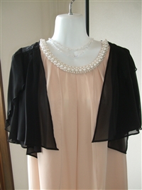 お呼ばれドレス パーティドレス ボレロ ショール ファーボレロ