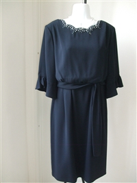 お呼ばれドレス パーティドレス ボレロ ショール ファーボレロ バッグ ミュール 靴